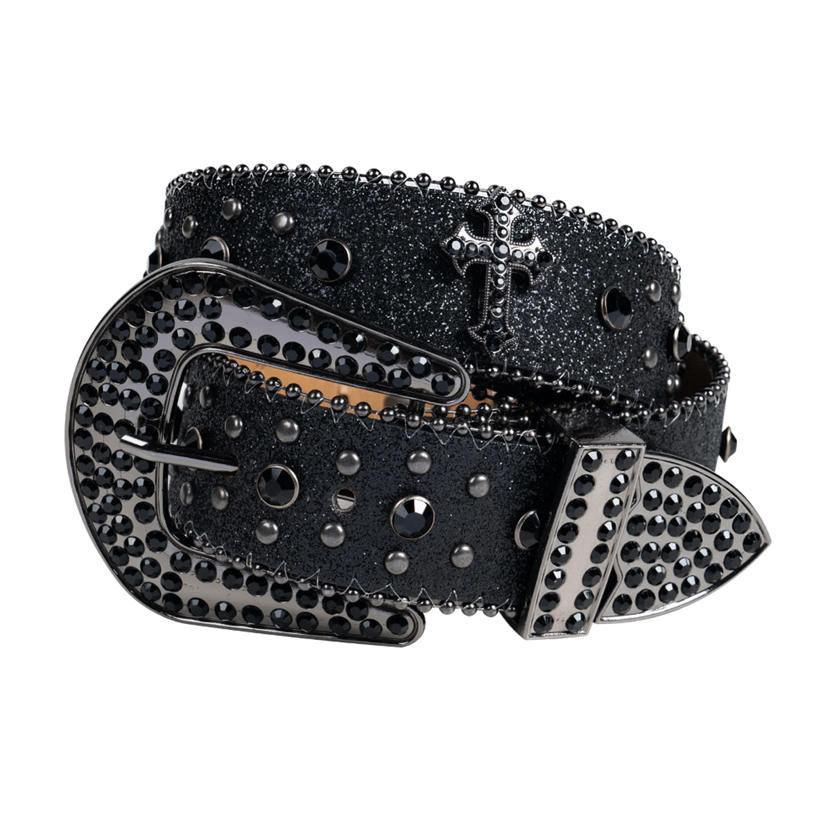 Premium Straps Men Women Western Fashion Bling Bling Rhinestone Crystal Diamond Belt