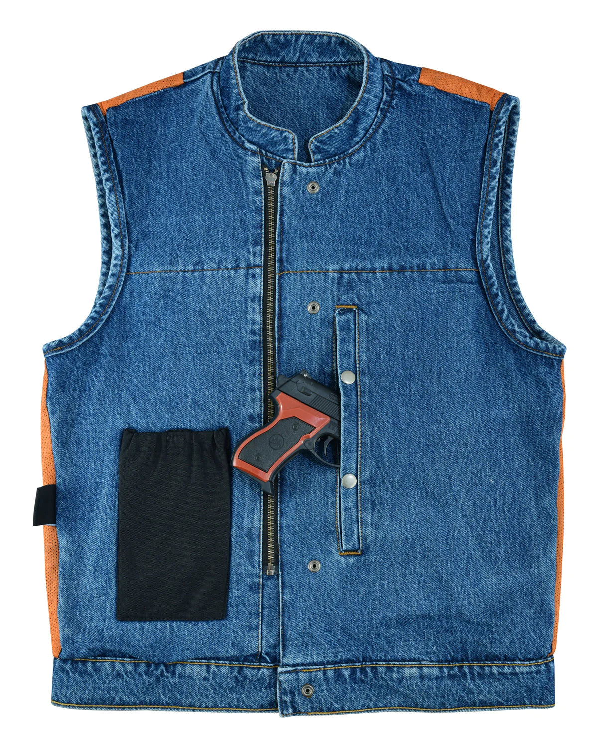 Denim Club Vest in Blue