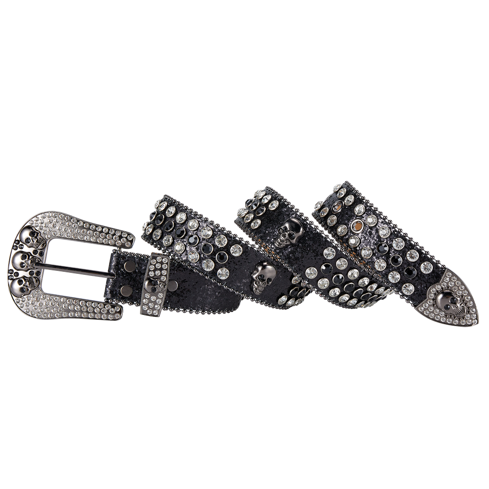 Premium Strap Men Women Western Fashion Bling Bling Rhinestones Crystal Diamond Belts