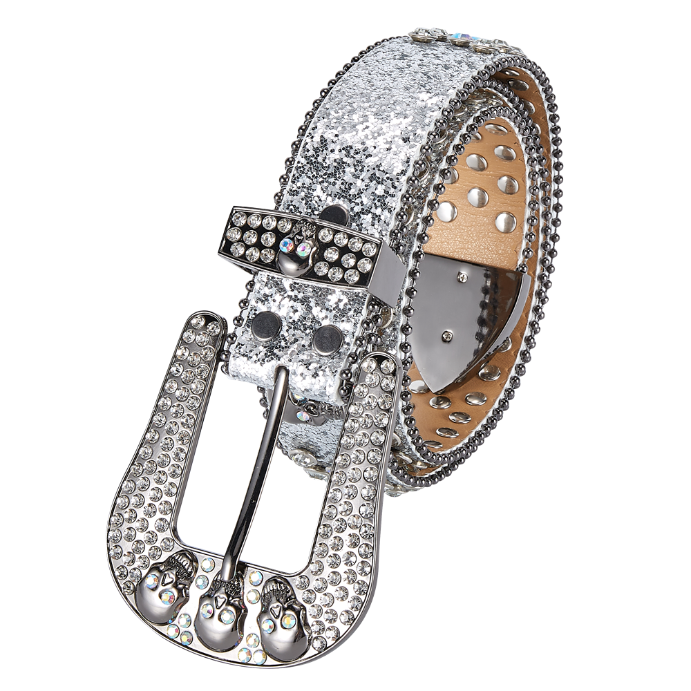 Premium Strap Men Women Western Fashion Bling Bling Rhinestones Diamond Belts