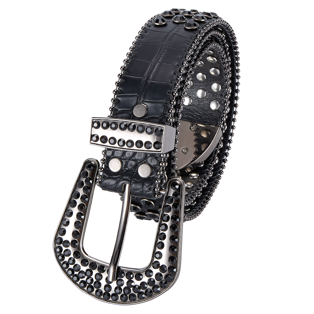 Premium Strap Men Women Western Fashion Bling Bling Rhinestones Crystal Diamond Belts