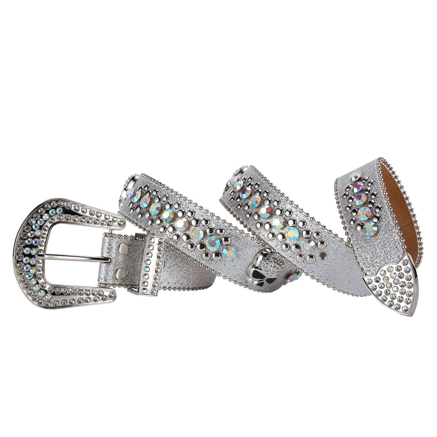 Premium Strap Men Women Western Fashion Bling Bling Rhinestones Crystal Design Belts