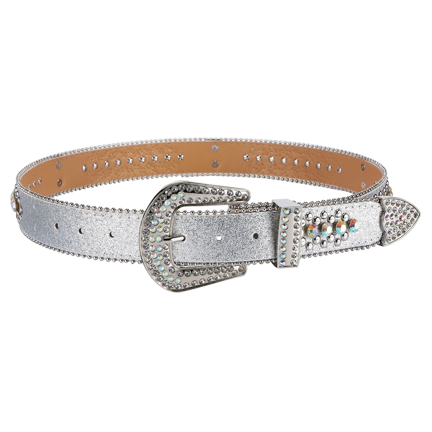 Premium Strap Men Women Western Fashion Bling Bling Rhinestones Crystal Design Belts