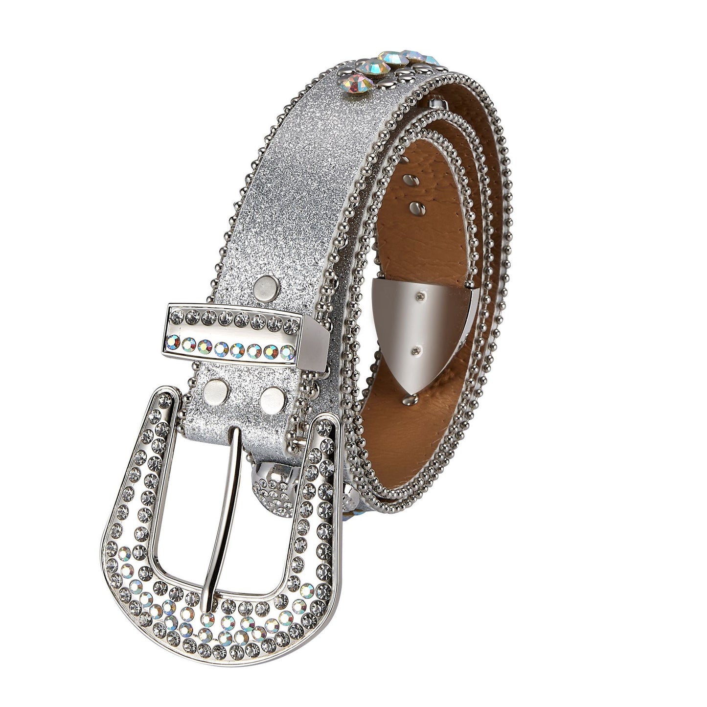 Premium Strap Men Women Western Fashion Bling Bling Rhinestones Crystal Design Belts