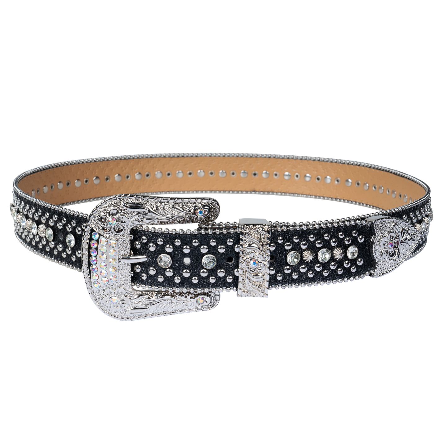 Premium Strap Men Women Bling Bling Rhinestones Crystal Diamond Belts