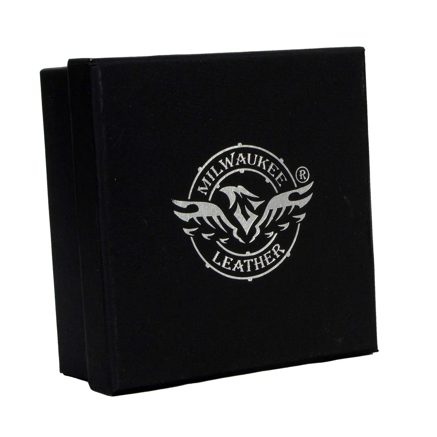 Men's Grey Skull Heads Black Genuine Leather Biker Belt with Interchangeable Buckle