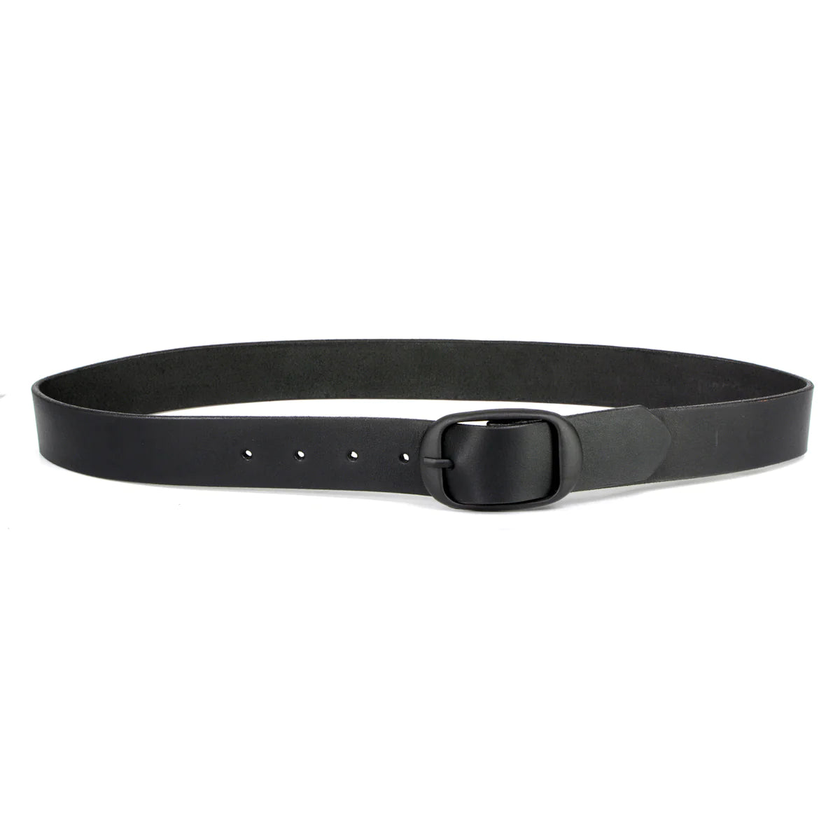 Men's We The People Black Genuine Leather Belt with Interchangeable Buckle - 1.5 inches Wide