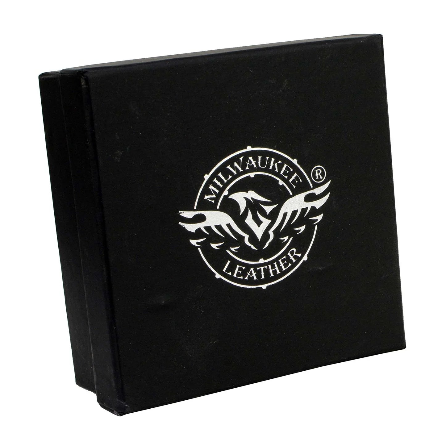 Men's Engine Block & Wings - Black Genuine Leather Belt W/ Interchangeable Buckle - 1.5 inches Wide