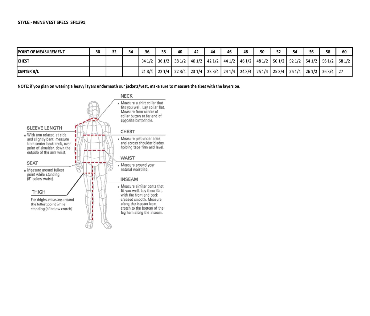 Men's Classic Black Leather 10 Pocket Vest