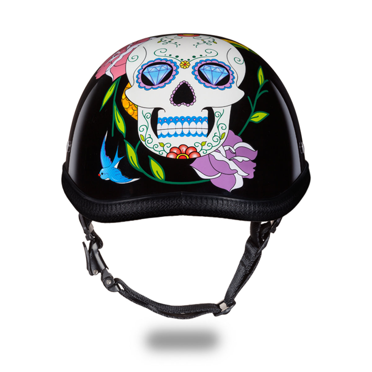 eagle wearing motorcycle helmet EAGLE- W/ DIAMOND SKULL – Extreme Biker Wear