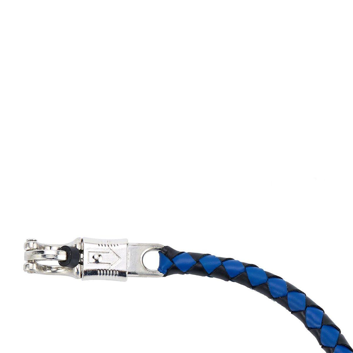 Black And Blue Fringed Get Back Whip With Pool White Ball
