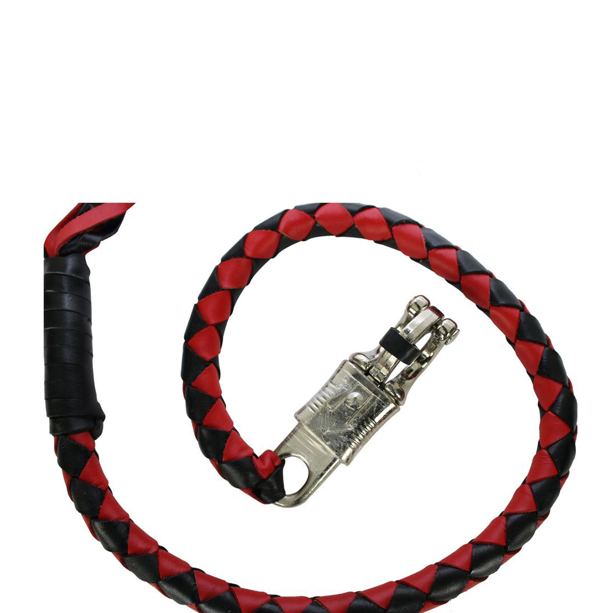 36" Black And Red Get Back Whip
