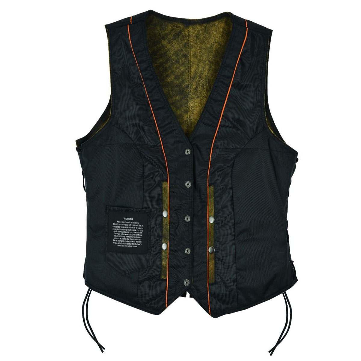 Riders Rub-Off Brown Vest No-Braid