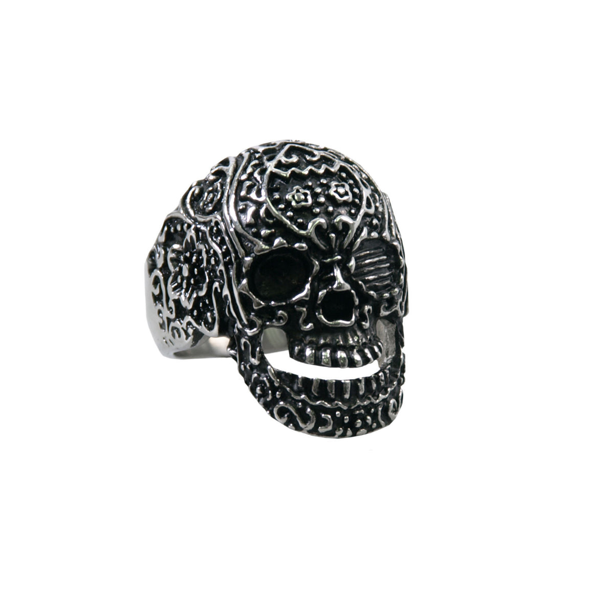 STAINLESS STEEL MEN'S TATTOOS GONE WILD RING