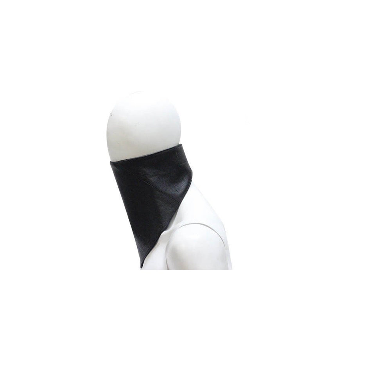 Leather Triangular Face Muffler