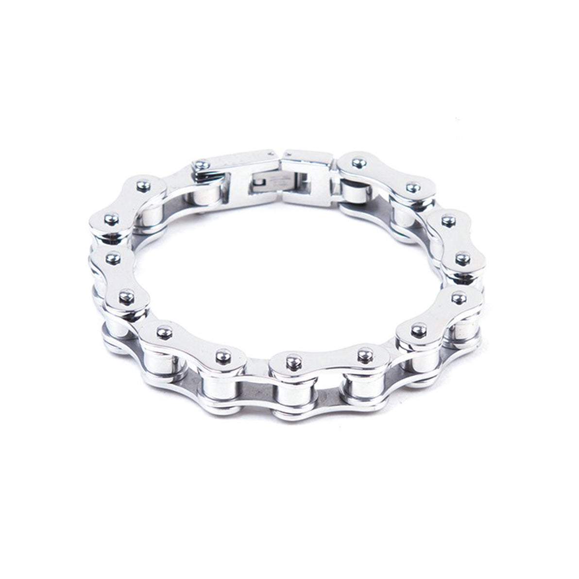 3/8" Stainless Steel Single Link Chain Bracelet