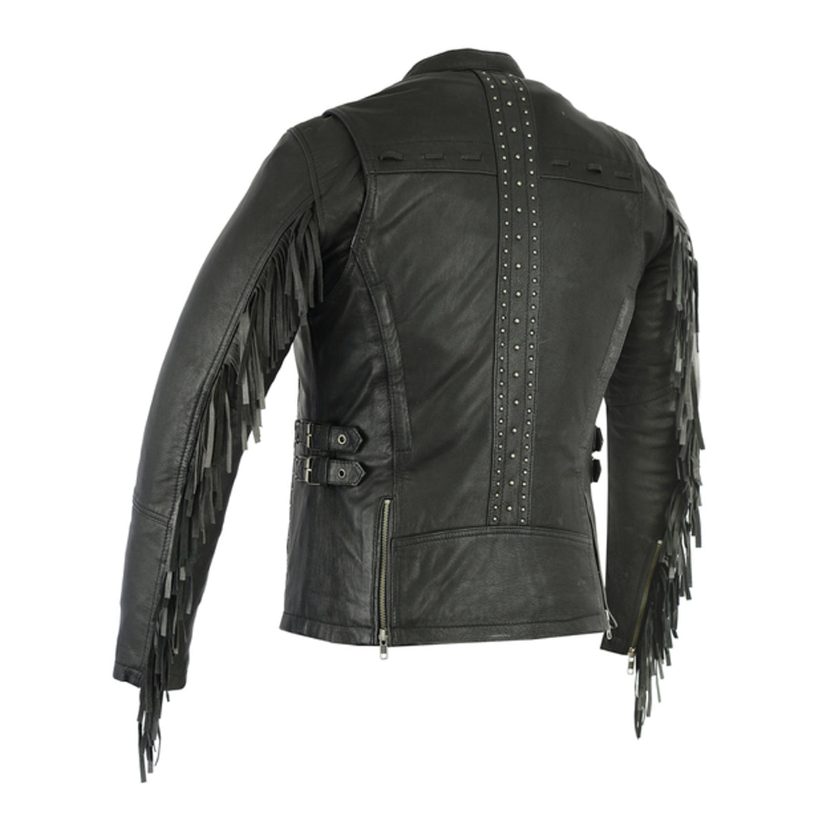 WOMEN'S STYLISH JACKET WITH FRINGE