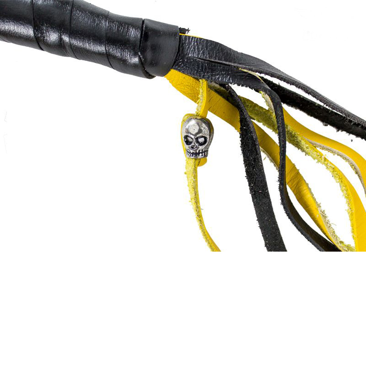 Black & Yellow Get Back Whip For Motorcycles