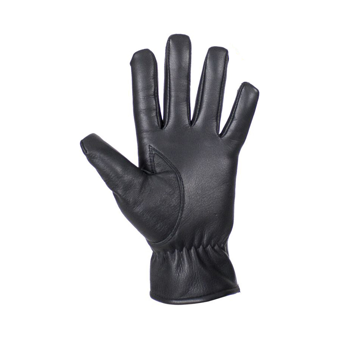 Ladies Deer Skin Leather Gloves - Black