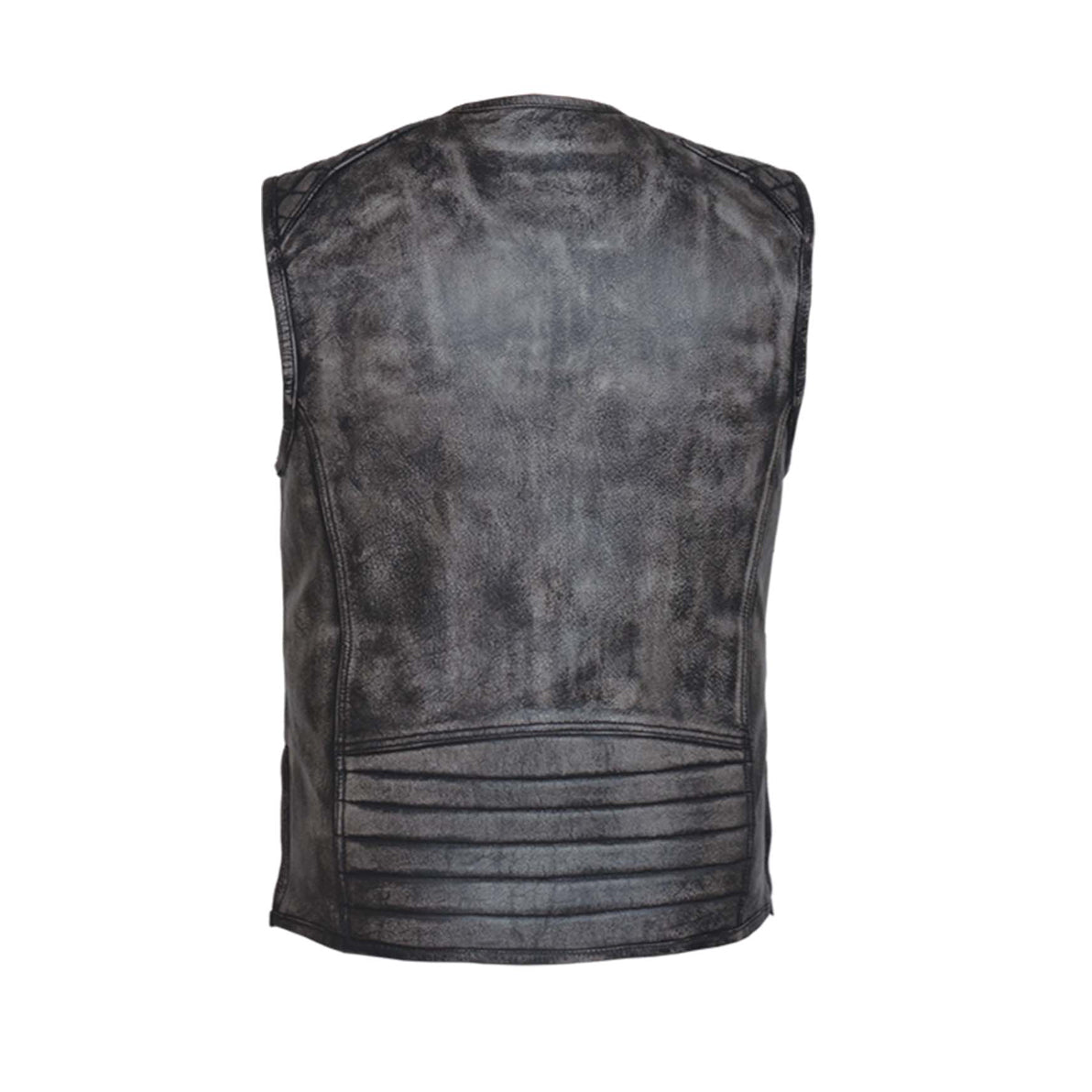 Mens Zippered AMARILLO GREY Vest