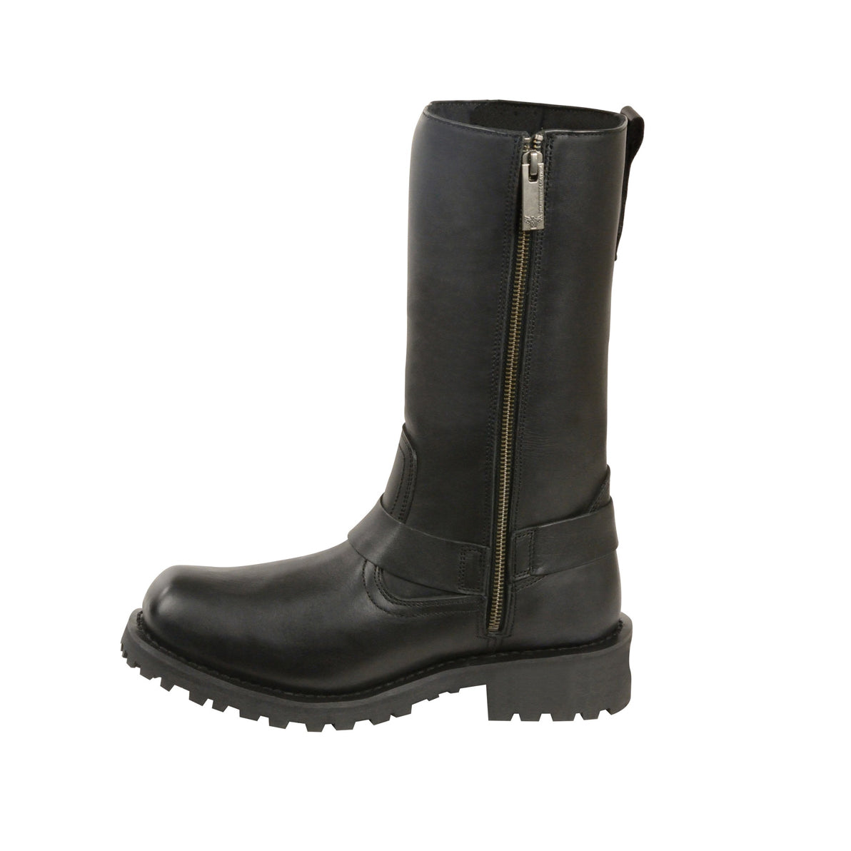 LADIES RIDING 11 INCH CLASSIC HARNESS SQUARE TOE LEATHER BOOT