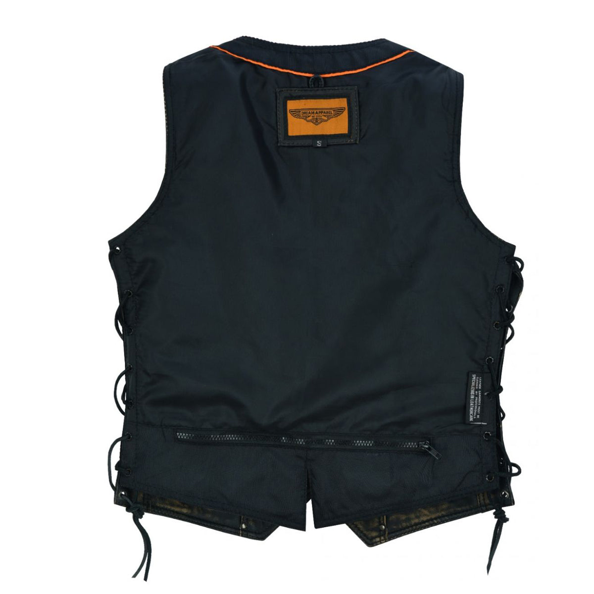 Women's Brown Studded Vest