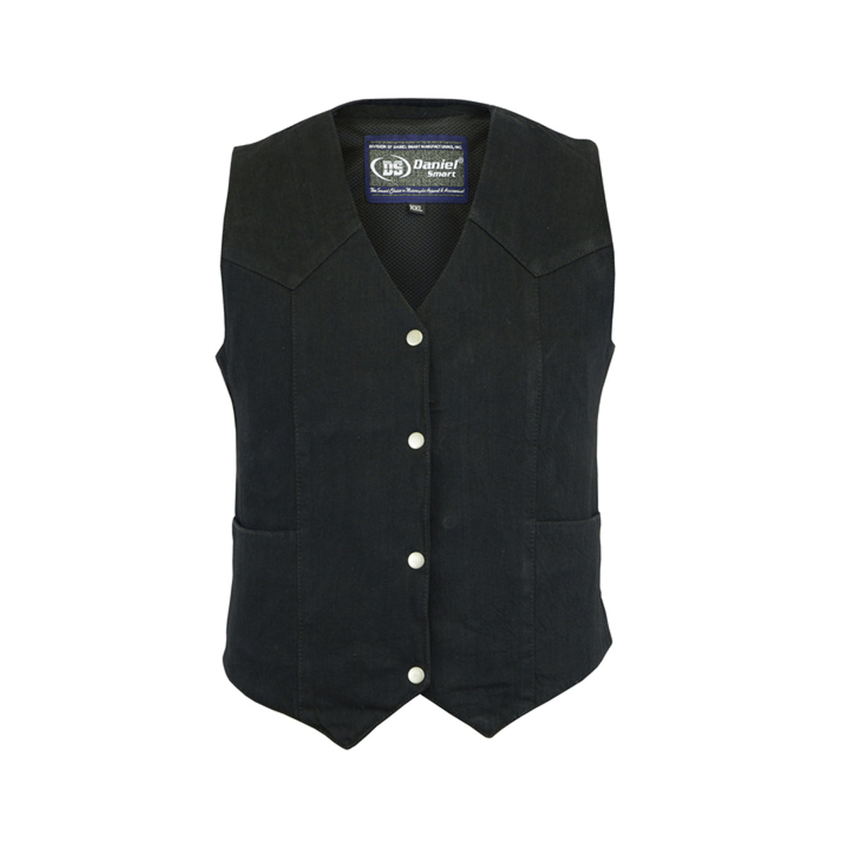 WOMEN’S DENIM CLASSIC PLAIN SIDES VEST