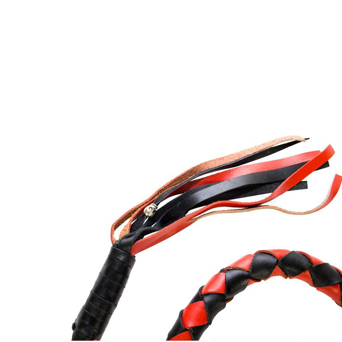 3" Black & Orange Get Back Whip for Motorcycles