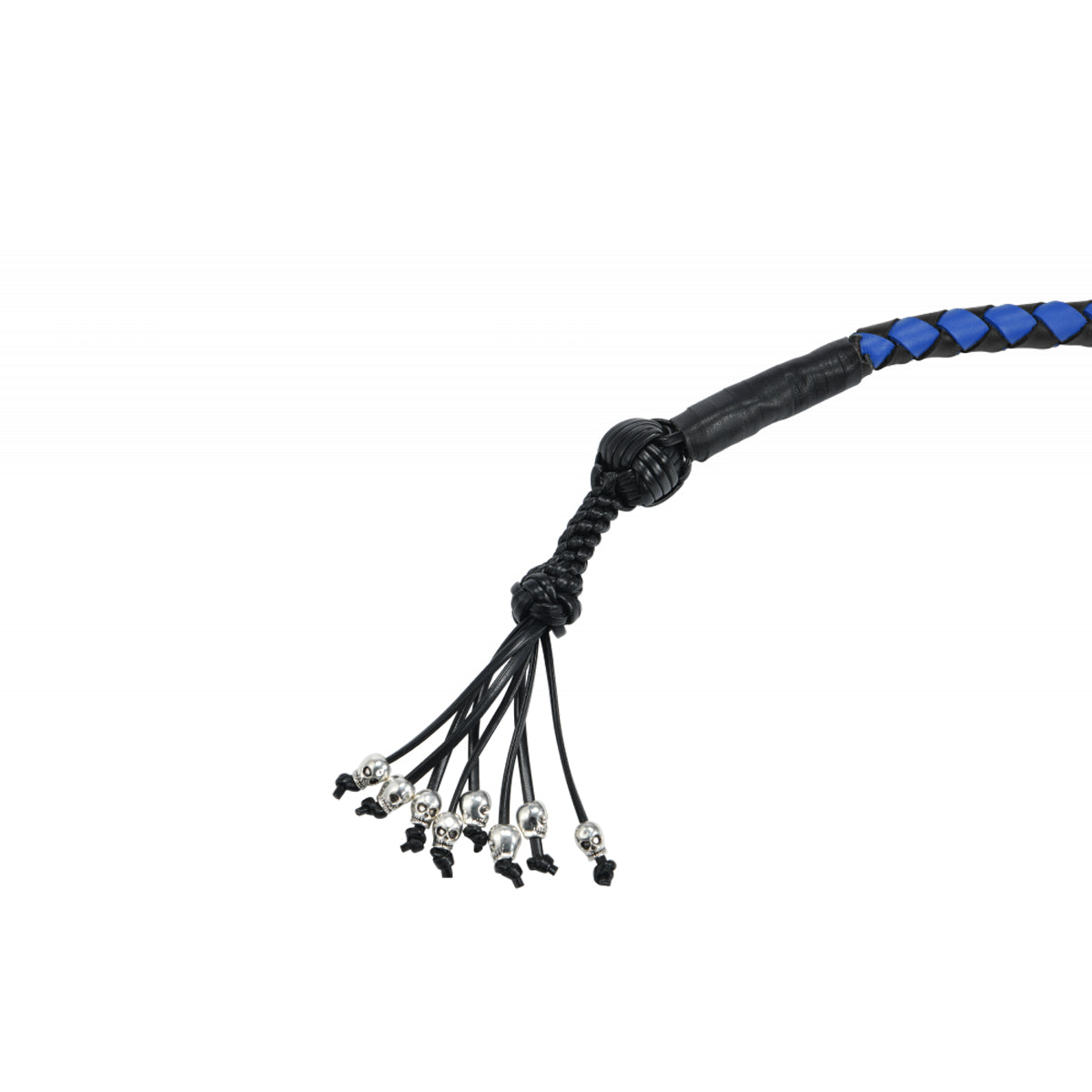 36" Get Back Whip Black/Blue