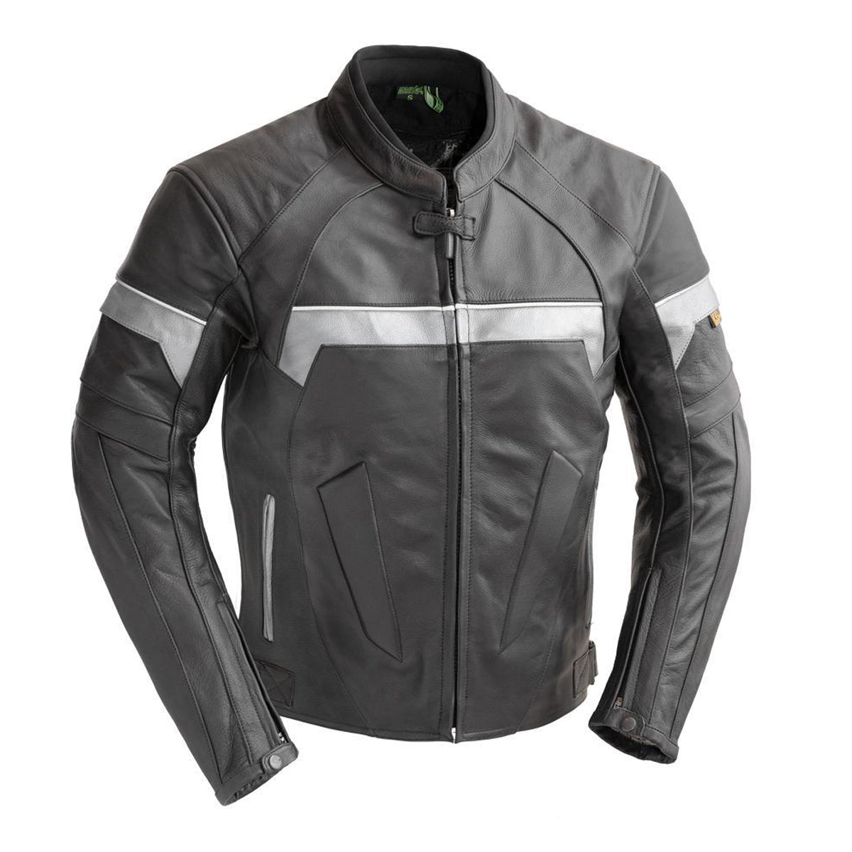 Leather Cowhide Racing Jacket