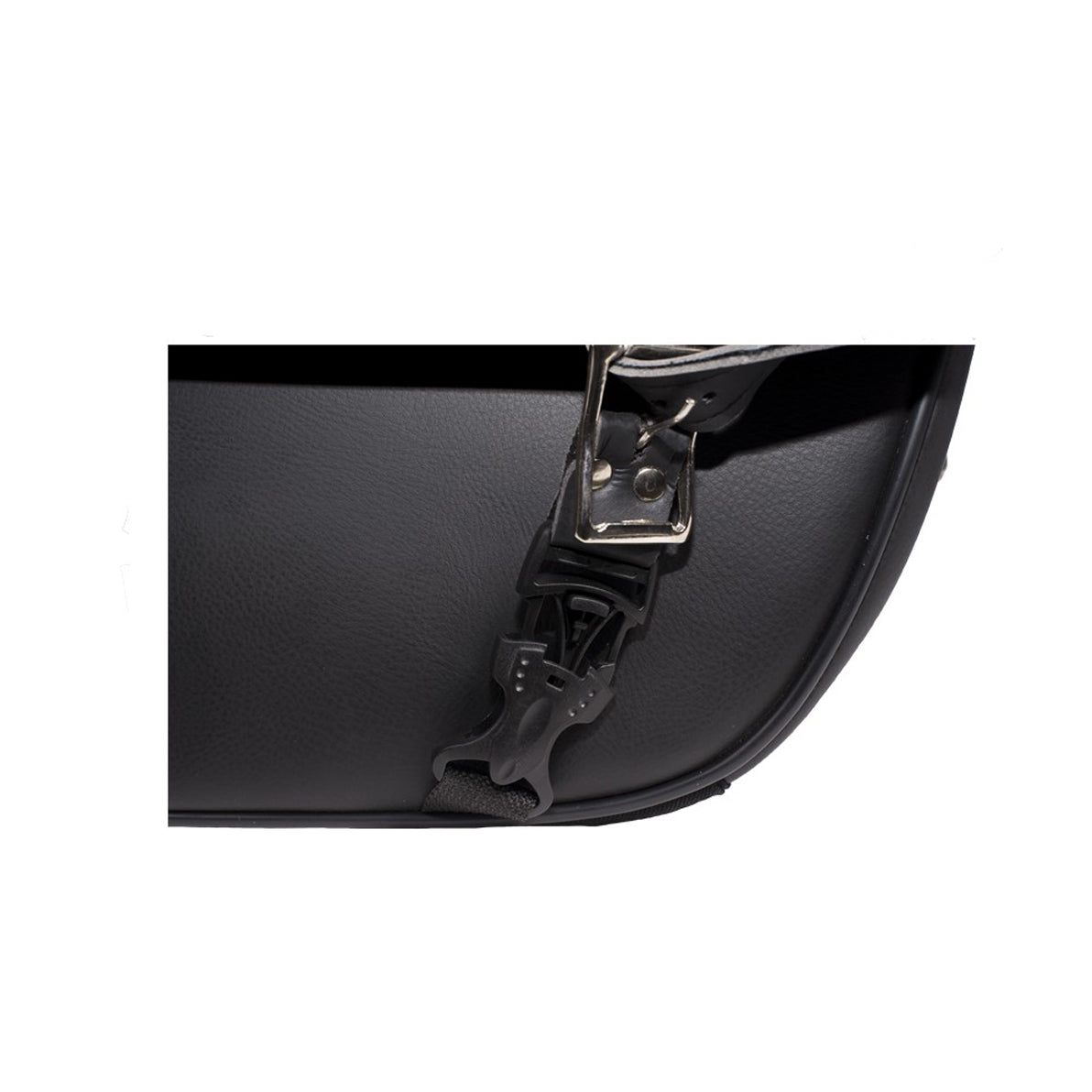 PVC Motorcycle Saddlebag with Flame