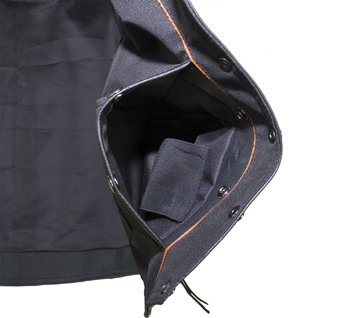 Womens Cowhide Leather Motorcycle Vest With 7 Pockets By Milwaukee Riders