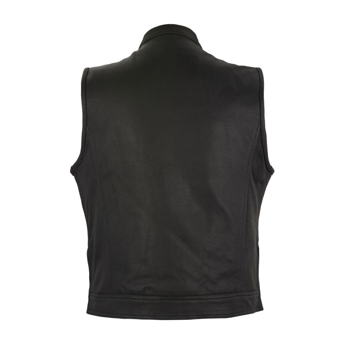 Mens Vest Black Liner w/ Zipper & Snaps