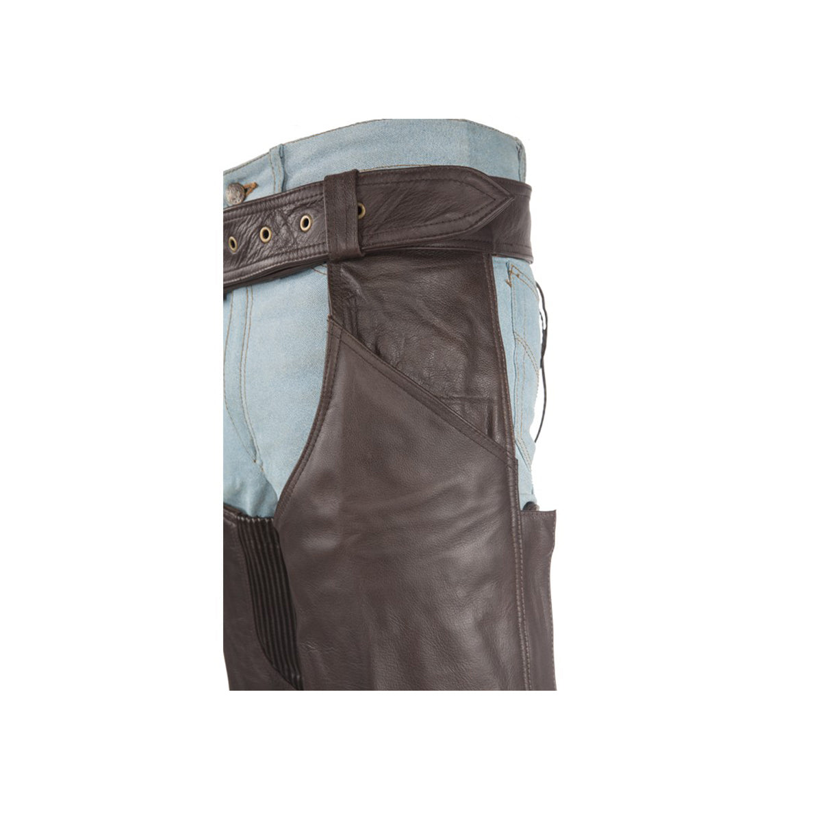 Brown Leather Chaps