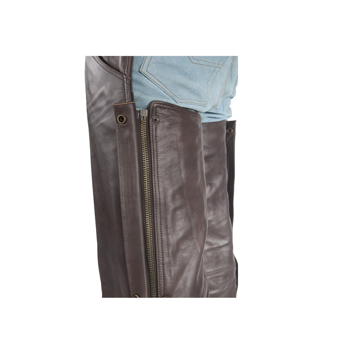 Brown Leather Chaps