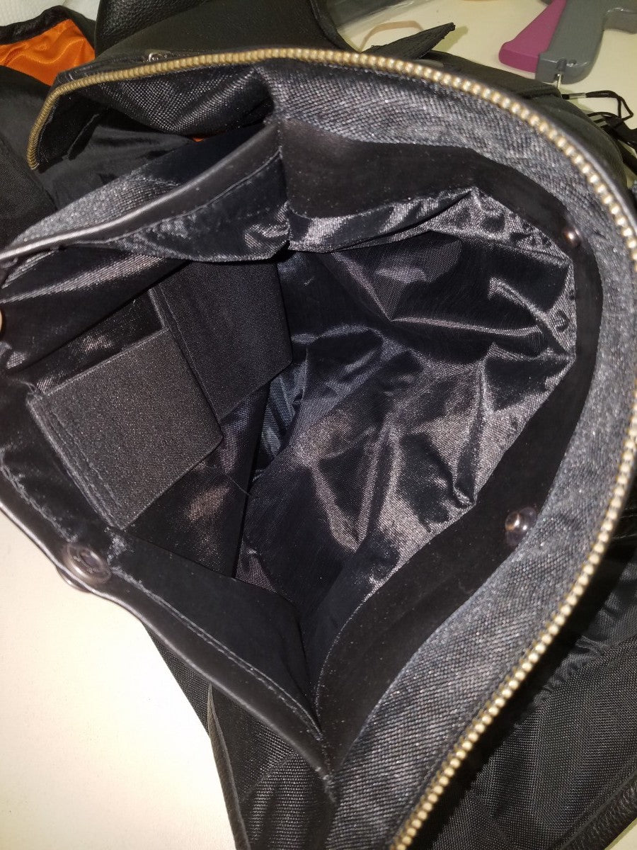 MEN'S POLICE STYLE BLACK LEATHER JACKET