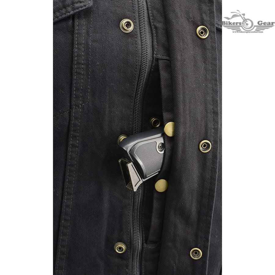 Triple Option Club Style Vest with Fully Removable Hoodie Jacket