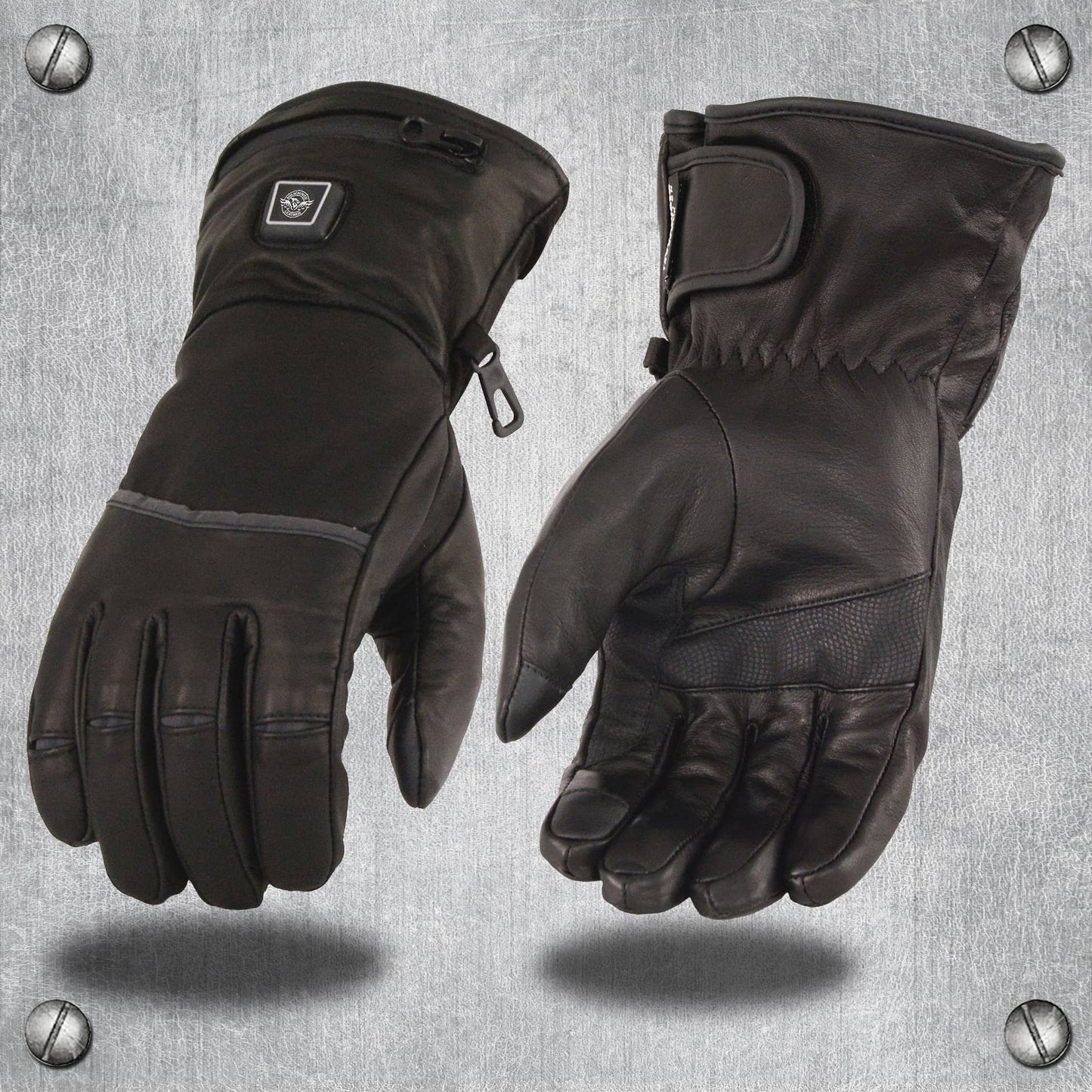 Men’s Waterproof Heated Gantlet Glove w/ I-Touch