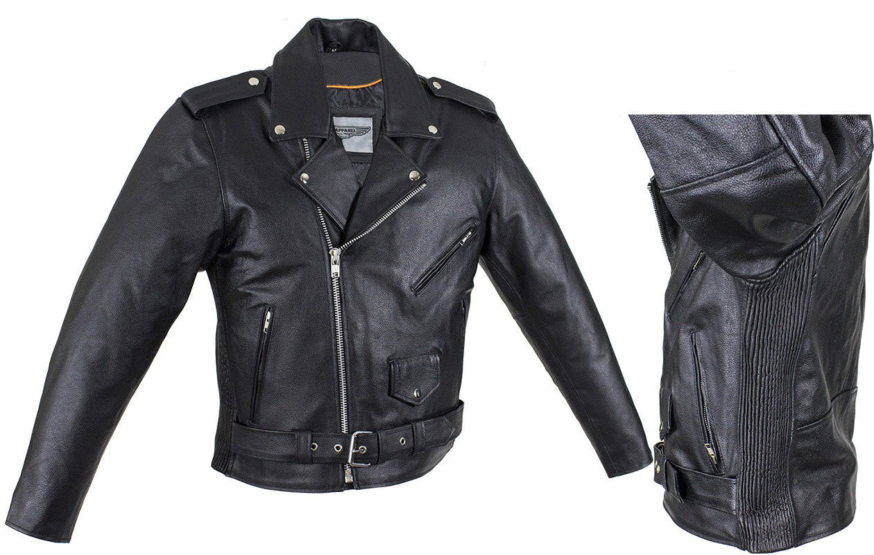 MEN'S MOTORCYCLE COWHIDE CLASSIC M/C JACKET