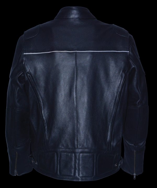 Milwaukee Leather Men’s Vented Scooter Jacket with Heated Technology