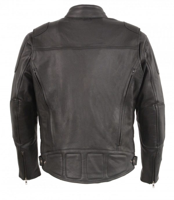 Milwaukee Leather Men’s Vented Scooter Jacket with Heated Technology