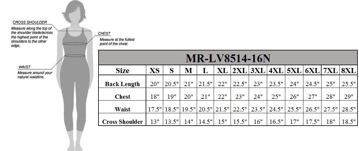 Women Vest with Side Laces Grey Leather