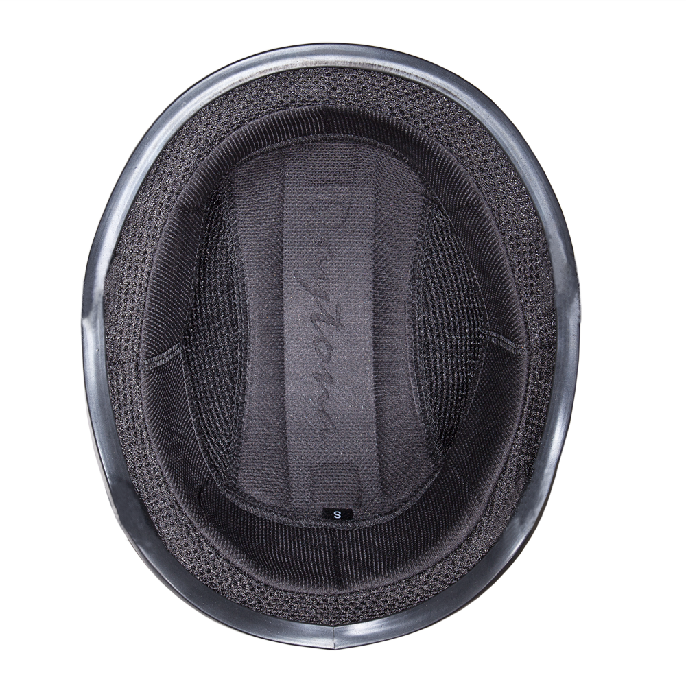 D.O.T. DAYTONA SKULL CAP W/O VISOR- HI-GLOSS WHITE