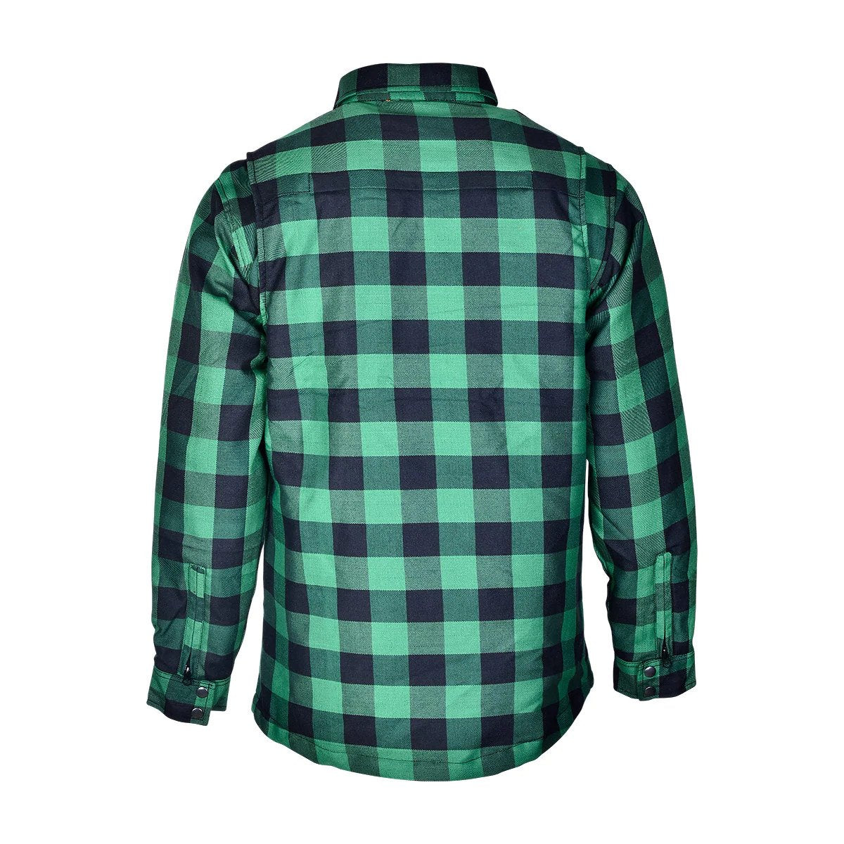 Men's Riding Flannel Shirts W/ Waterproof Zippers & Optional C.E. Armor (Available in 6 colors)