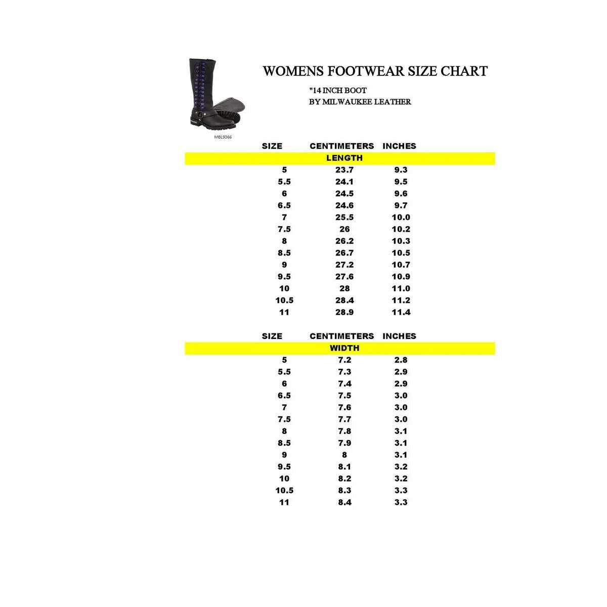 Milwaukee Leather MBL9366 Ladies Black 14 Inch Leather Harness Boots with Purple Accent Lacing