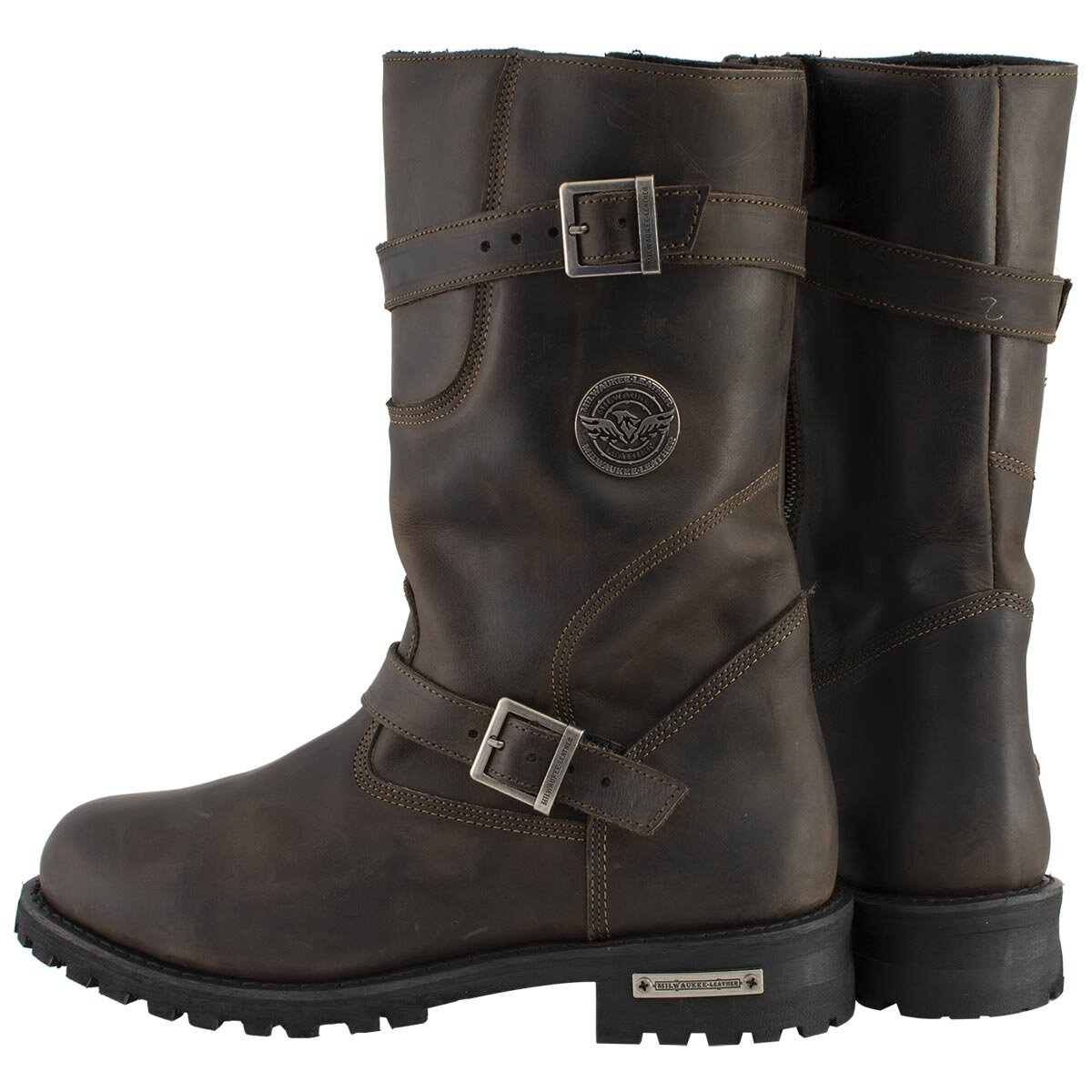 Men's Classic ‘Distressed Brown’ Engineer Boots