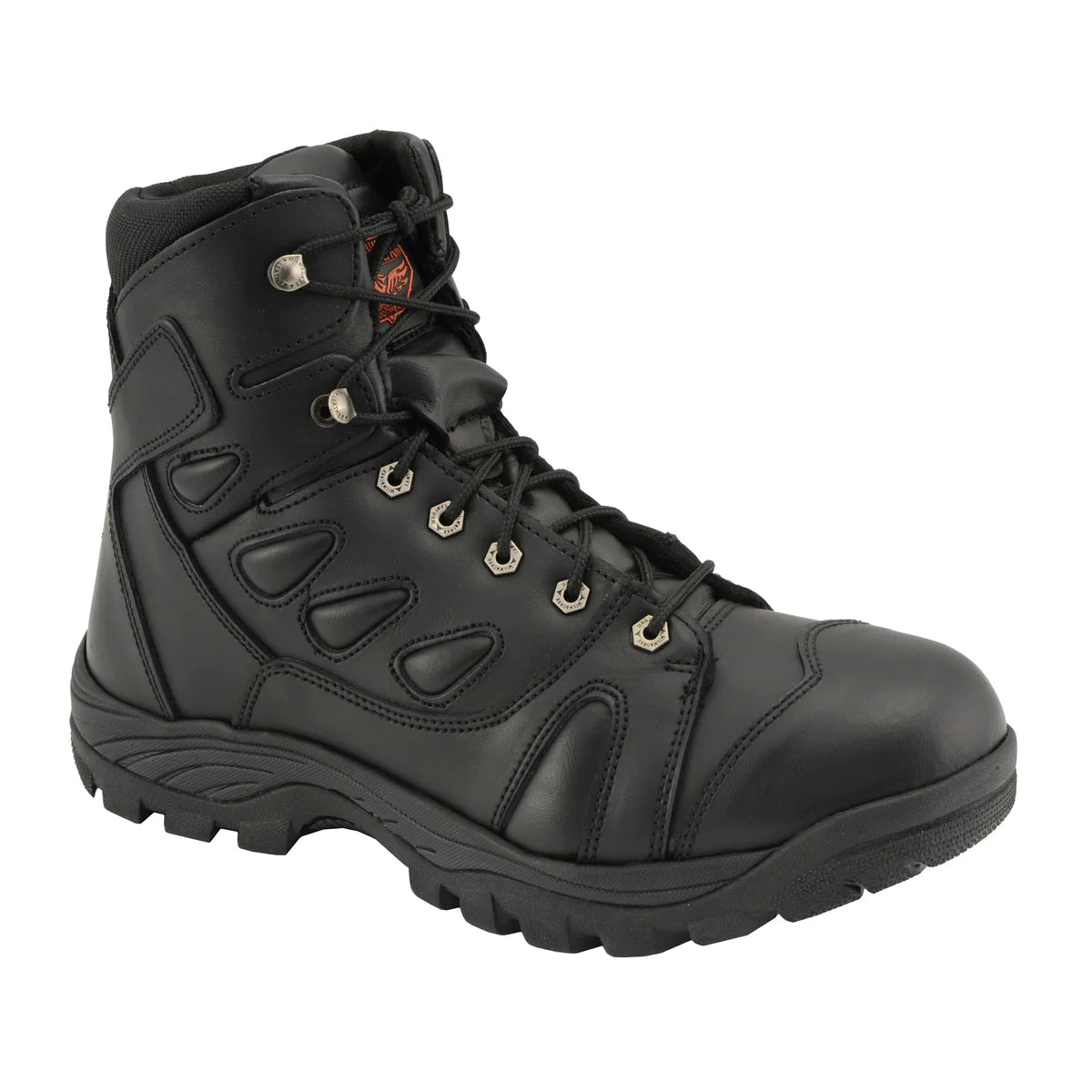 Men's Black 6 inch All Leather Tactical Boots