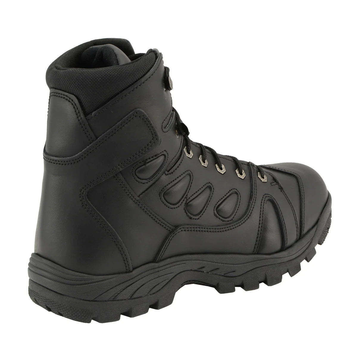 Men's Black 6 inch All Leather Tactical Boots