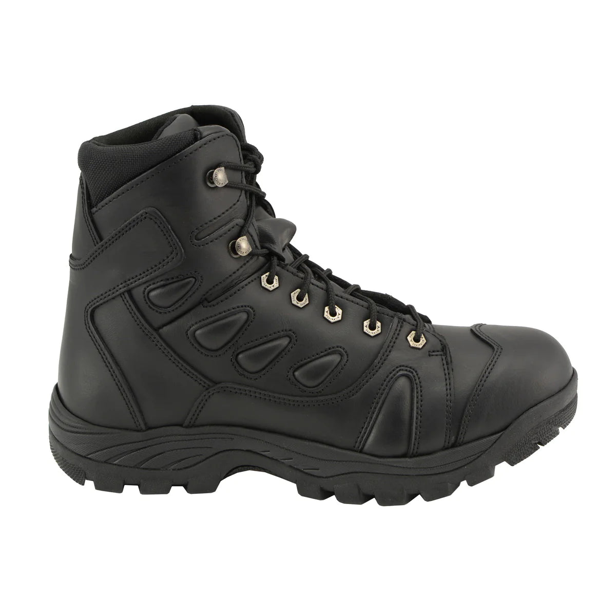 Men's Black 6 inch All Leather Tactical Boots