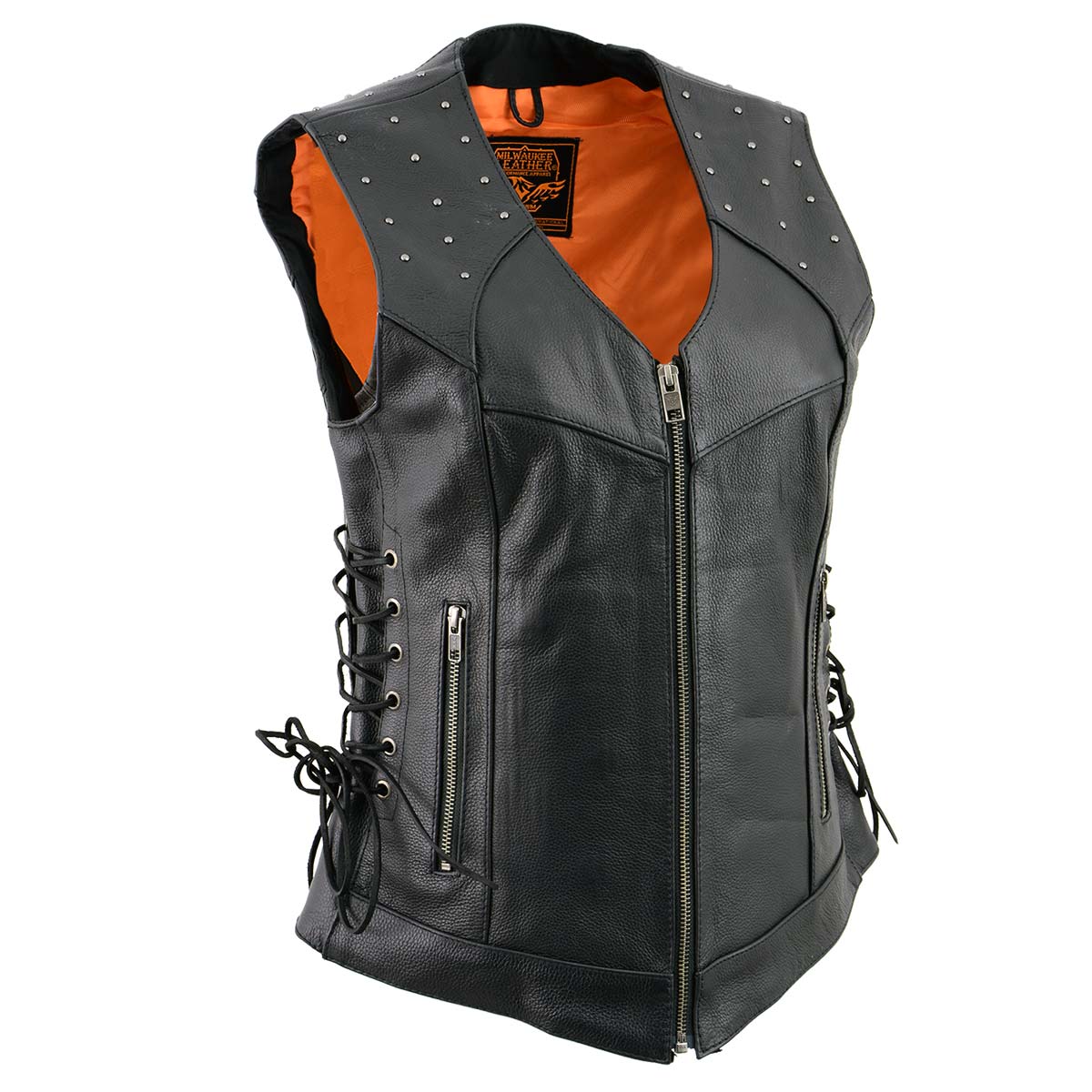 Thick hotsell leather vest